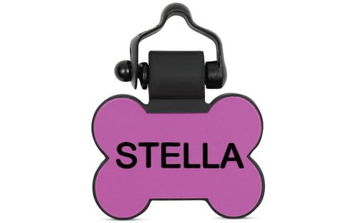 Purple Bone - SiliDog - The Silent Pet Tag
