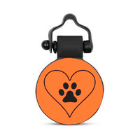 Orange PawPrint