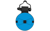 Blue BowTie - SiliDog - The Silent Pet Tag