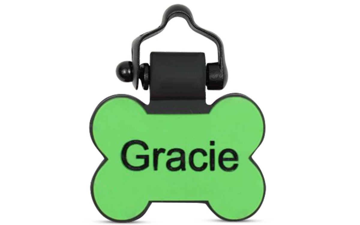 Green Bone - SiliDog - The Silent Pet Tag