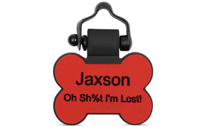 Red Bone - SiliDog - The Silent Pet Tag