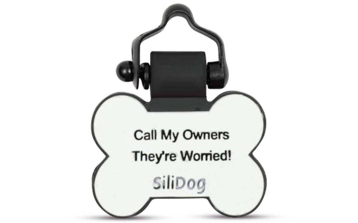 White Bone - SiliDog - The Silent Pet Tag