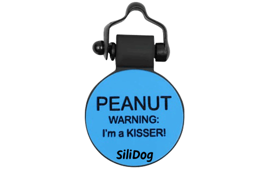 Blue BowTie - SiliDog - The Silent Pet Tag