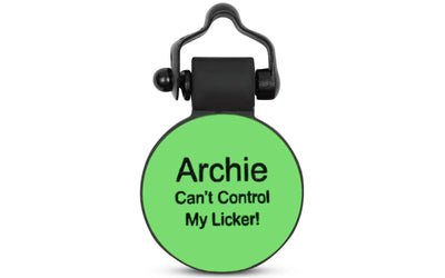 Green Circle - SiliDog - The Silent Pet Tag