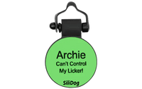 Green Shamrock - SiliDog - The Silent Pet Tag