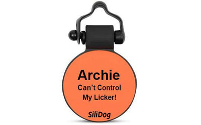 Orange Basketball - SiliDog - The Silent Pet Tag