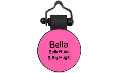 Pink Circle - SiliDog - The Silent Pet Tag