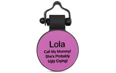 Purple Circle - SiliDog - The Silent Pet Tag
