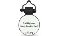 White Circle - SiliDog - The Silent Pet Tag