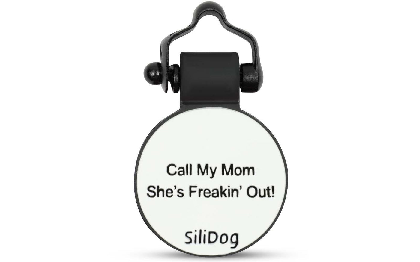 White Circle - SiliDog - The Silent Pet Tag