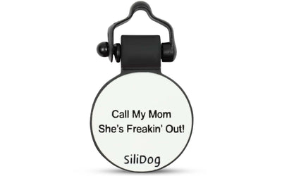 White Circle - SiliDog - The Silent Pet Tag
