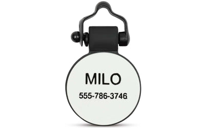 White Circle - SiliDog - The Silent Pet Tag