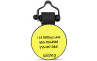 Yellow Circle - SiliDog - The Silent Pet Tag