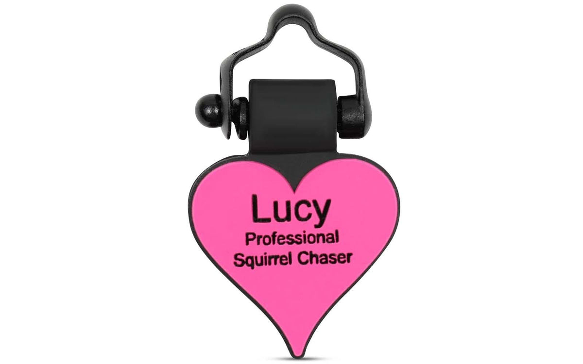 Pink Heart - SiliDog - The Silent Pet Tag