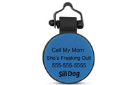 Blue MiniTag - SiliDog - The Silent Pet Tag