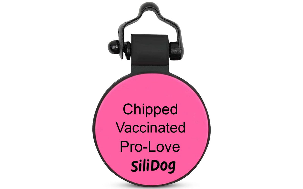 Pink MiniTag - SiliDog - The Silent Pet Tag