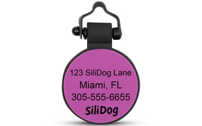 Purple MiniTag - SiliDog - The Silent Pet Tag