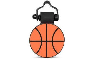 Orange Basketball - SiliDog - The Silent Pet Tag