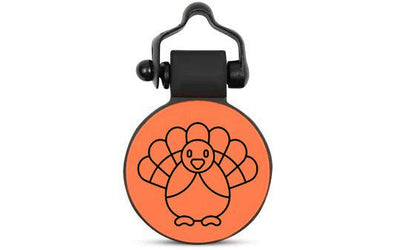 Orange Turkey - SiliDog - The Silent Pet Tag