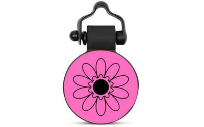 Pink Flower - SiliDog - The Silent Pet Tag