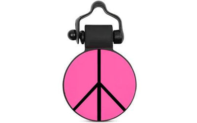 Pink Peace - SiliDog - The Silent Pet Tag
