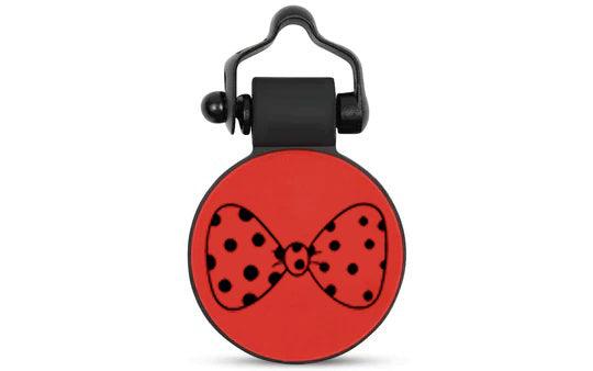 Red Bow - SiliDog - The Silent Pet Tag