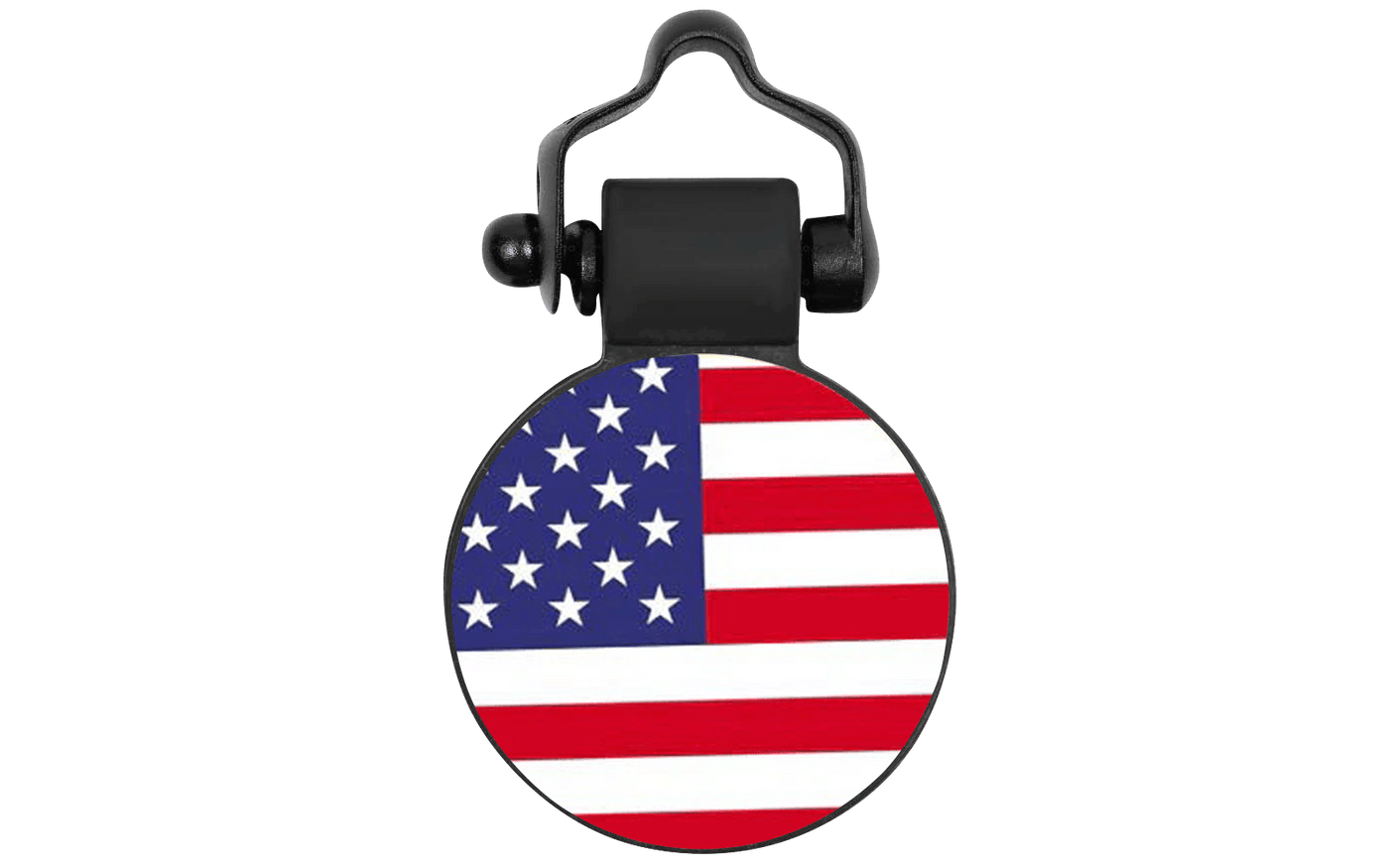 White Circle as USA Flag Tag