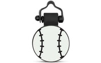 White Baseball - SiliDog - The Silent Pet Tag