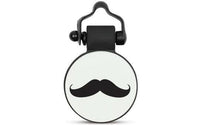 White Mustache - SiliDog - The Silent Pet Tag