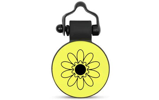 Yellow Flower - SiliDog - The Silent Pet Tag