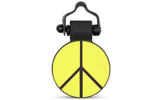 Yellow Peace - SiliDog - The Silent Pet Tag