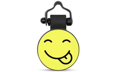 Yellow SillyFace - SiliDog - The Silent Pet Tag