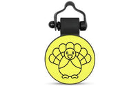 Yellow Turkey - SiliDog - The Silent Pet Tag