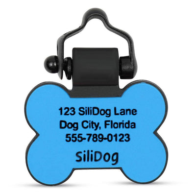 Blue Bone - SiliDog - The Silent Pet Tag