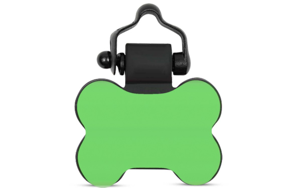 Green bone tag front