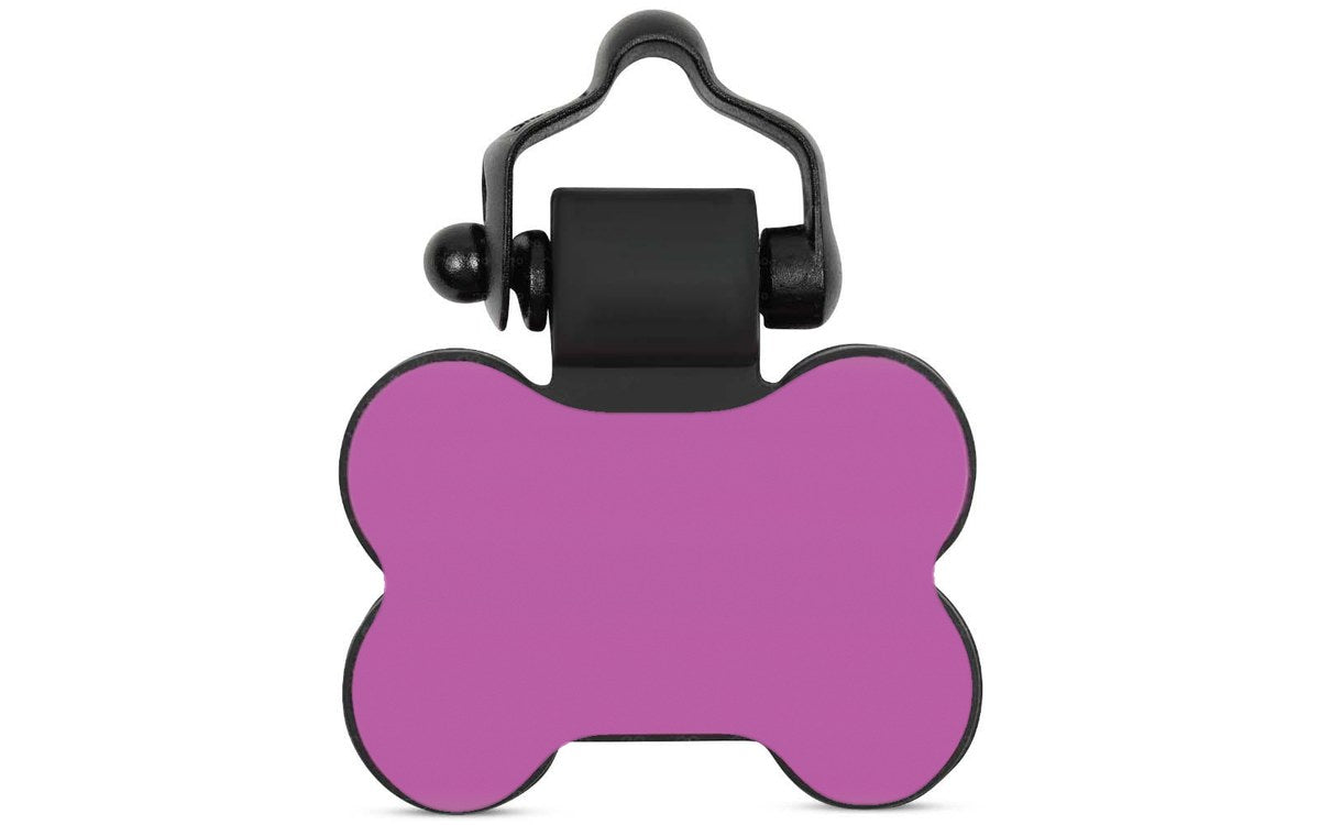 Purple bone tag front