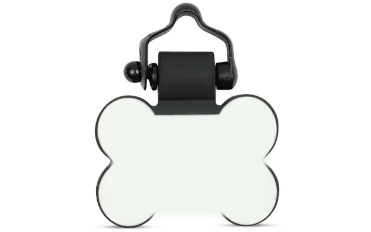 White bone tag front