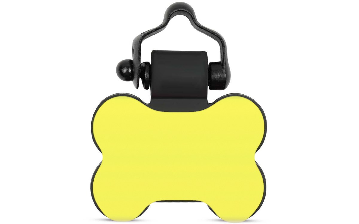 Yellow bone tag back
