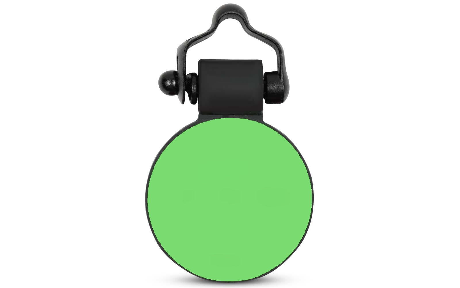 Green circle tag back