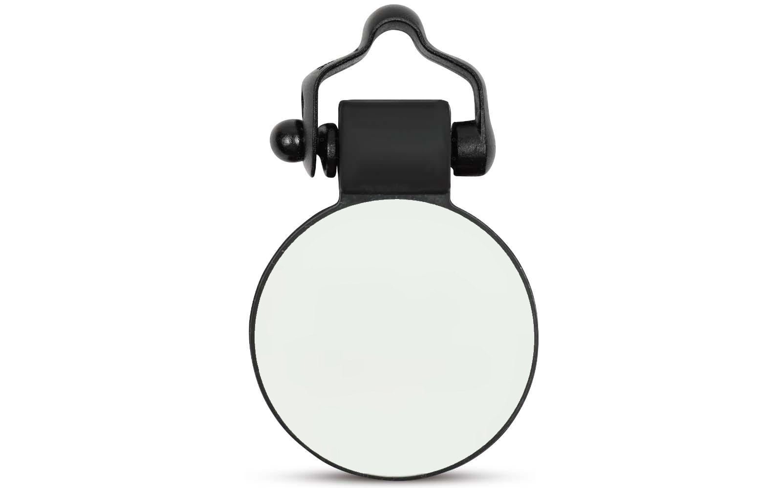 White circle tag front