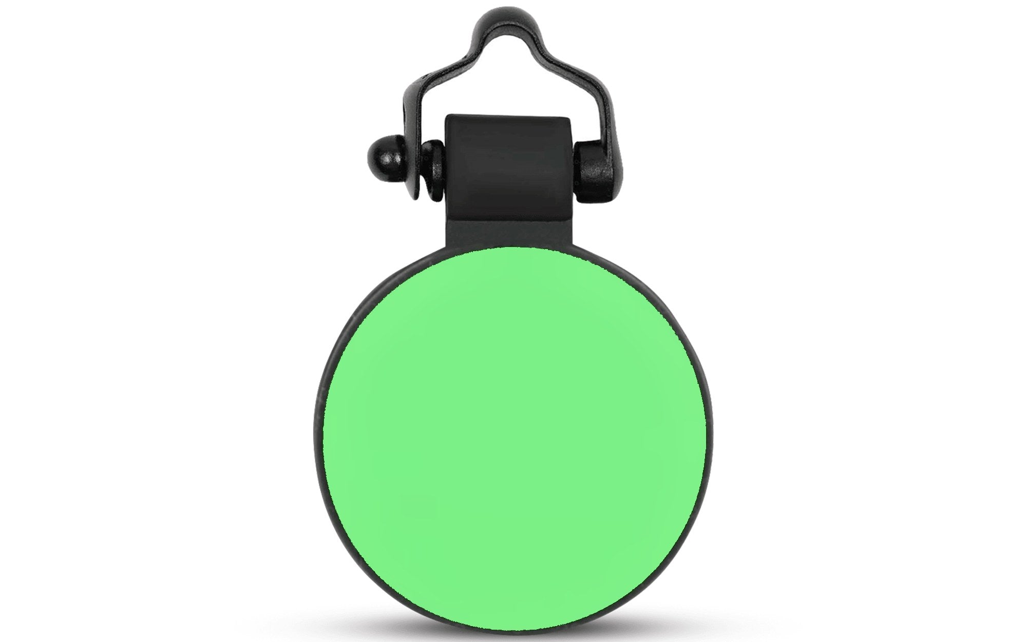 Green minitag tag front