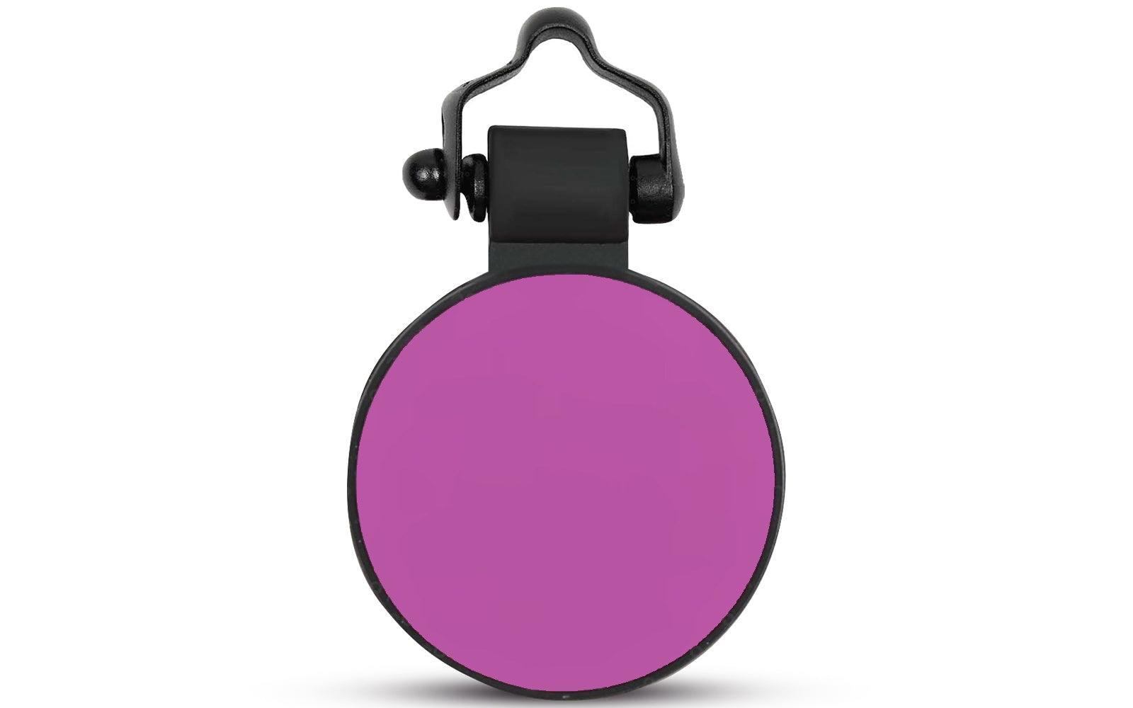 Purple minitag tag back