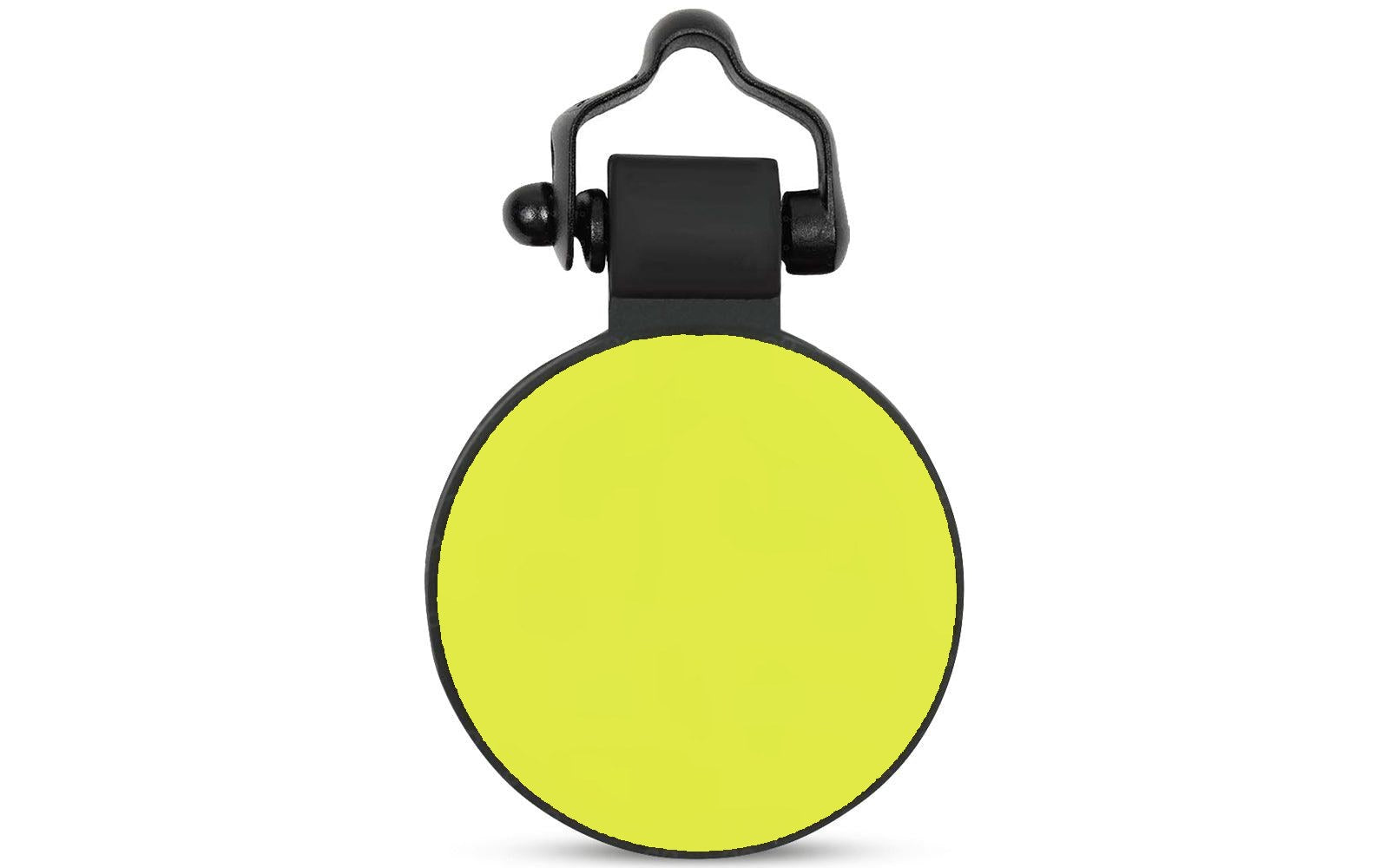 Yellow minitag tag front